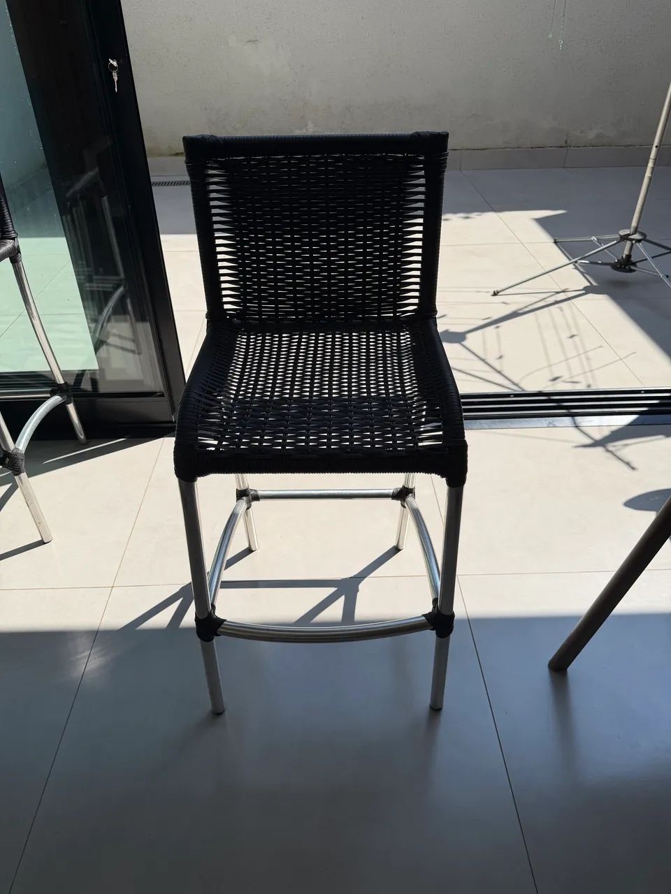 Cadeira / banqueta alta em Alumínio  - Foto 3