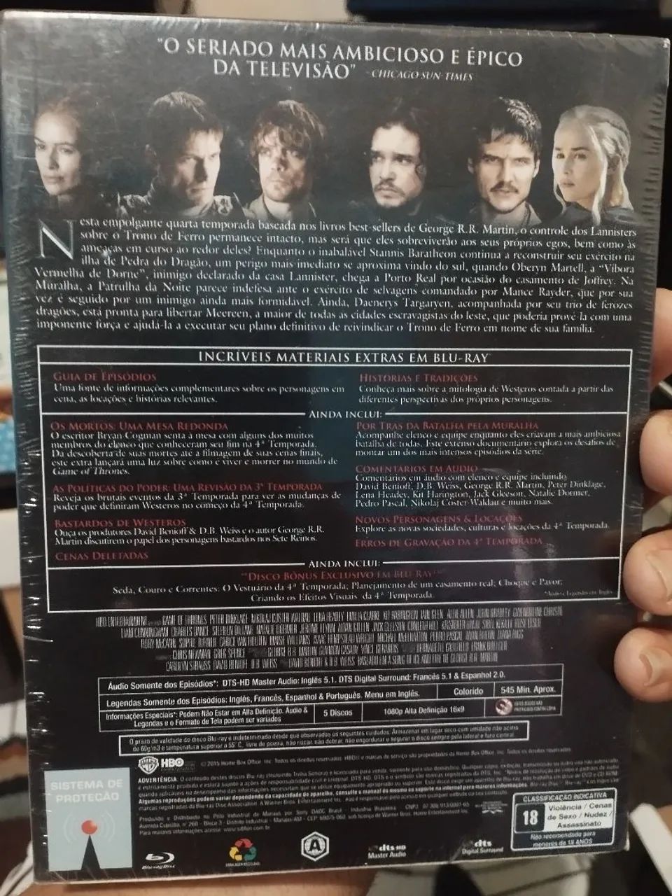 Box Game Of Thrones Blu-Ray 4 Temporada Completa - Foto 2