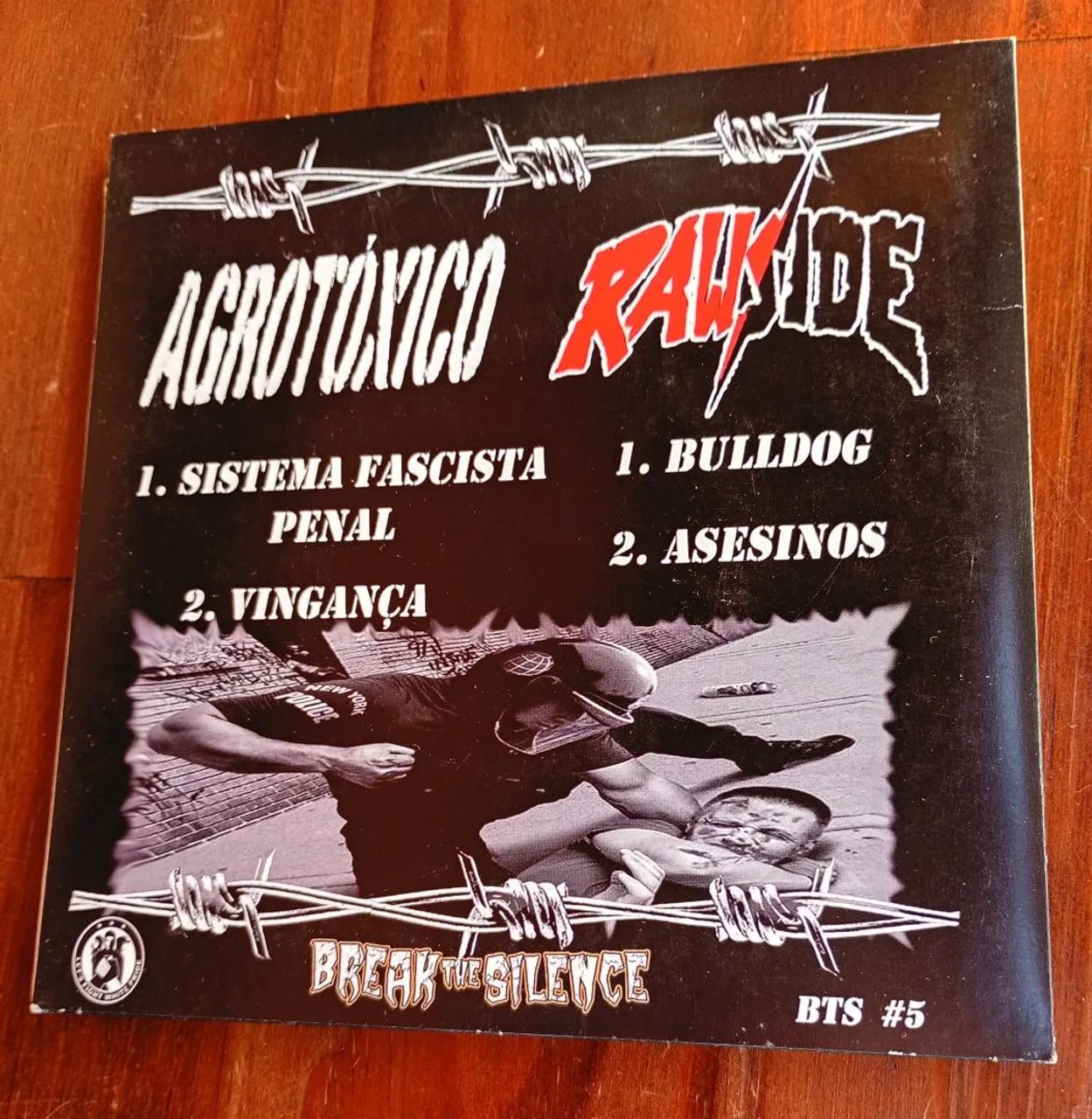 Vinil Agrotóxico / Rawside Compacto 7 polegadas Importado Alemão Estado de novo HardCore  - Foto 2
