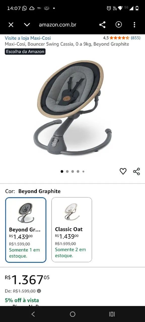 Cadeira de balanço Maxi Cosi - Foto 3