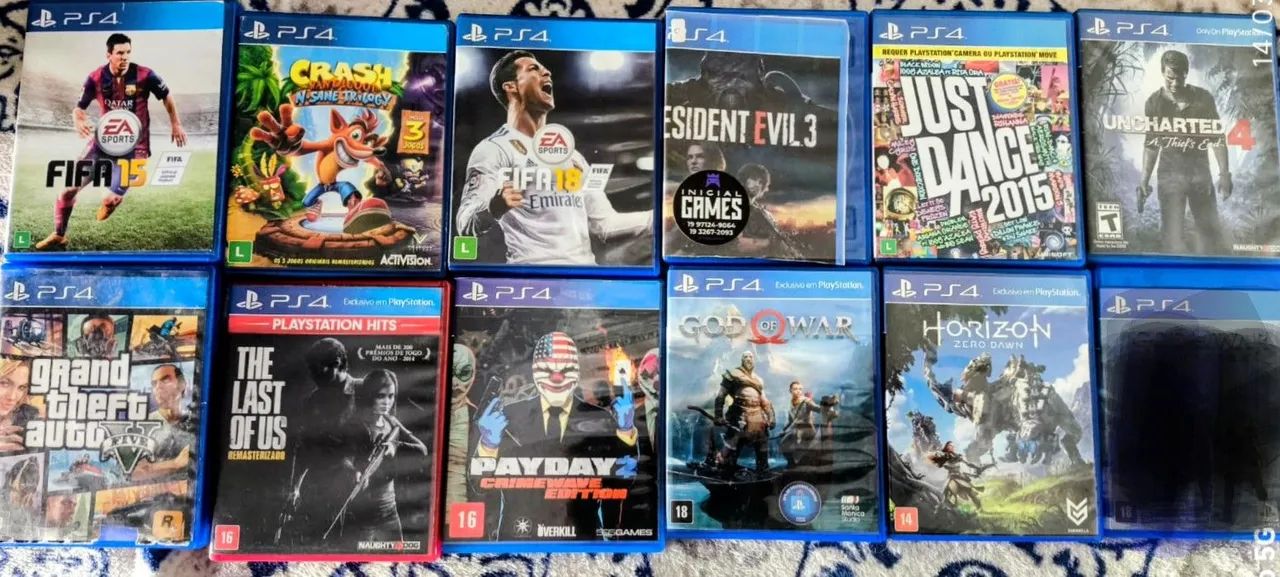 PS4 COMPLETO + JOGOS + CONTROLES - SÓ PEGAR E JOGAR! - Foto 2