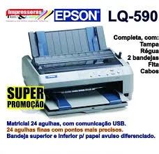Impressora marca Epson, modelo LQ 590. - Foto 2