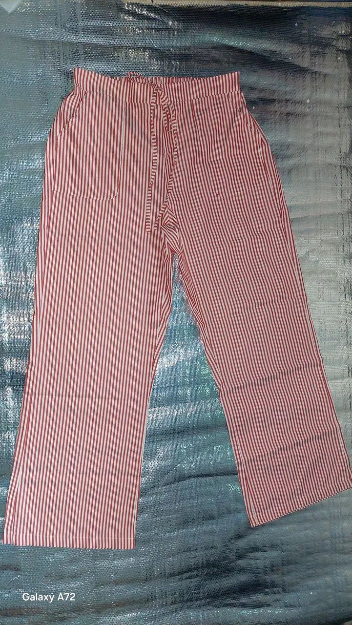 Calça feminina listrada  - Foto 2