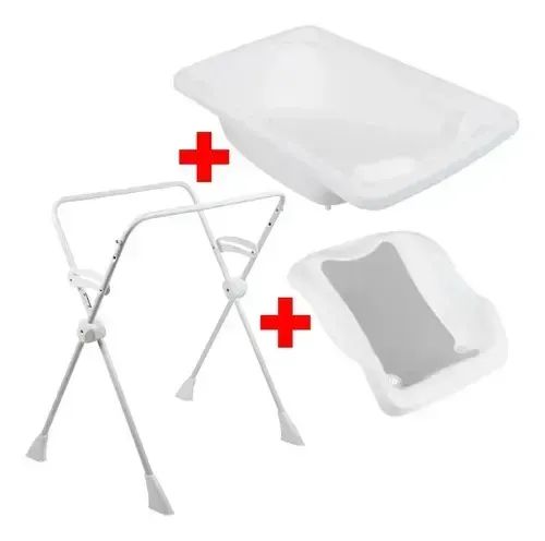 Kit Banho, Banheira + Suporte E Redutor De Assento - Burigotto - Foto 3