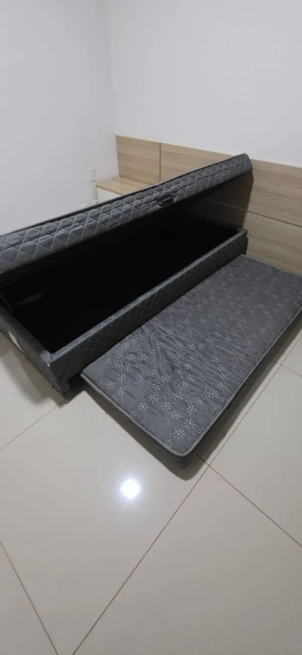 Bi cama box solteiro com baú  - Foto 2