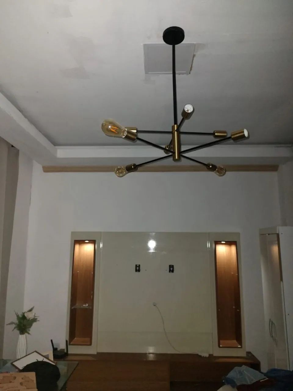 Estante com led