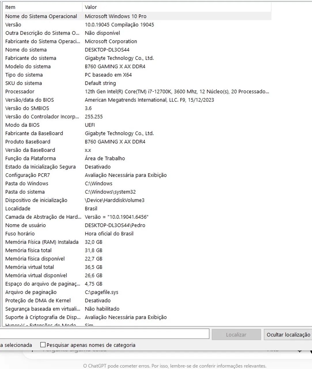 Pc Gamer - i7 - placa 3060 - 32gb  - Foto 4