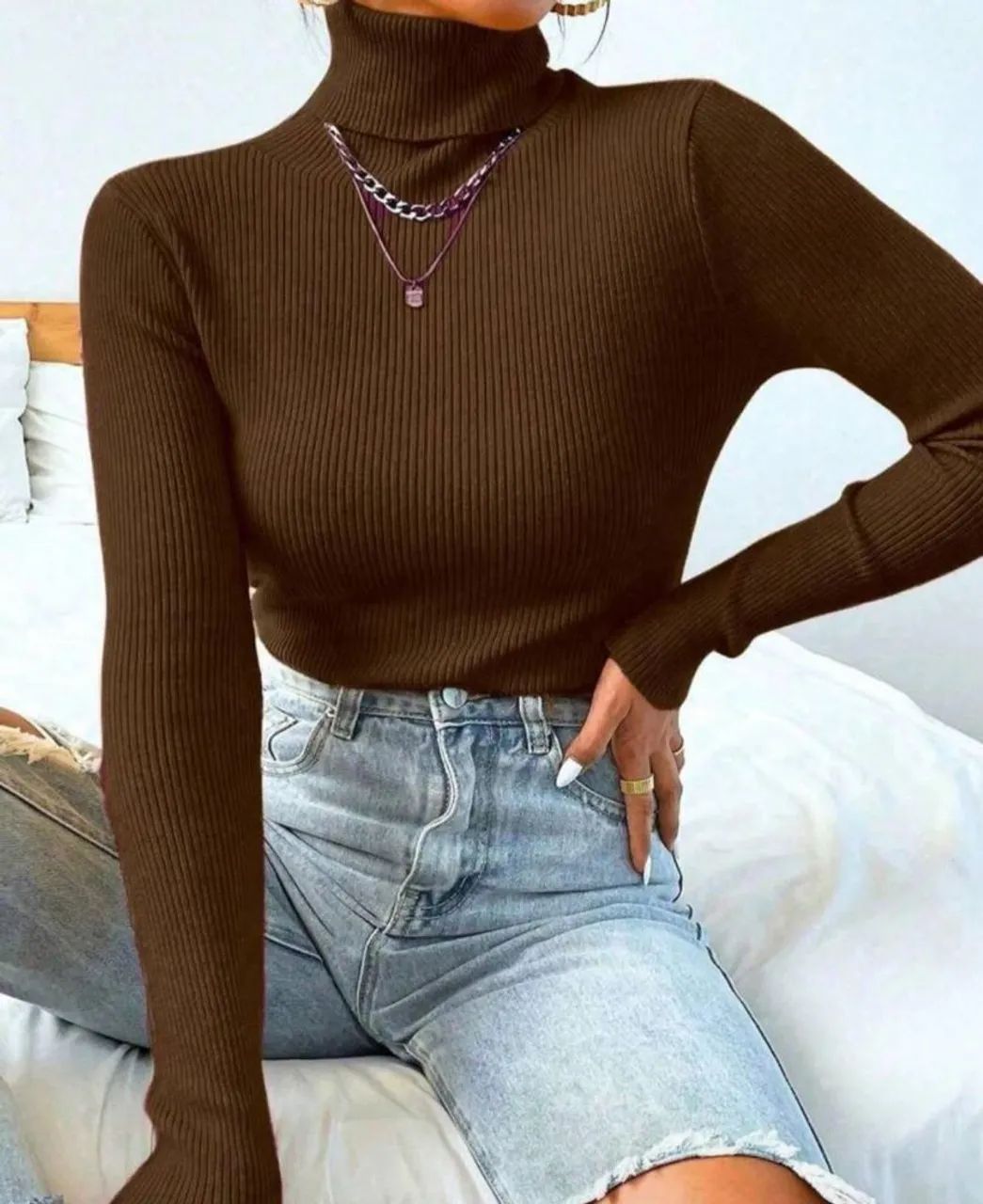 Blusa feminina,as duas por 40 - Foto 2