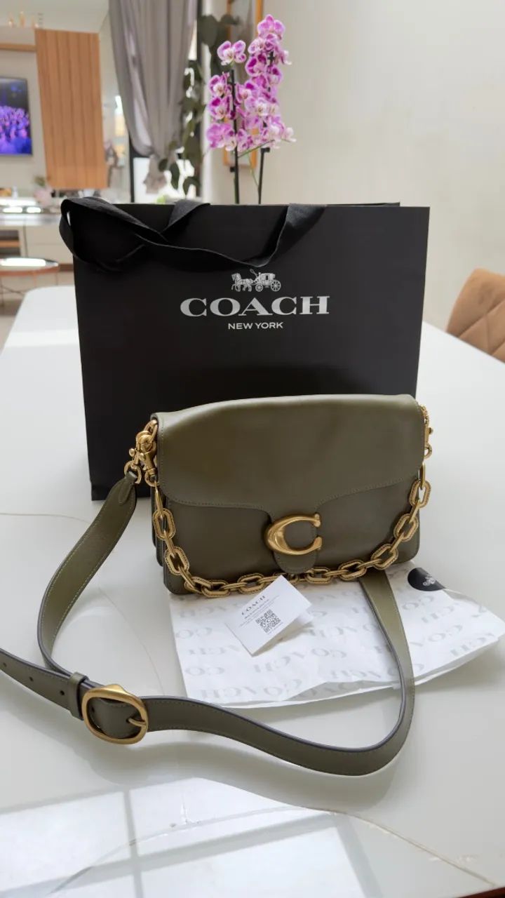 Bolsas coach de ombro Chain Tabby