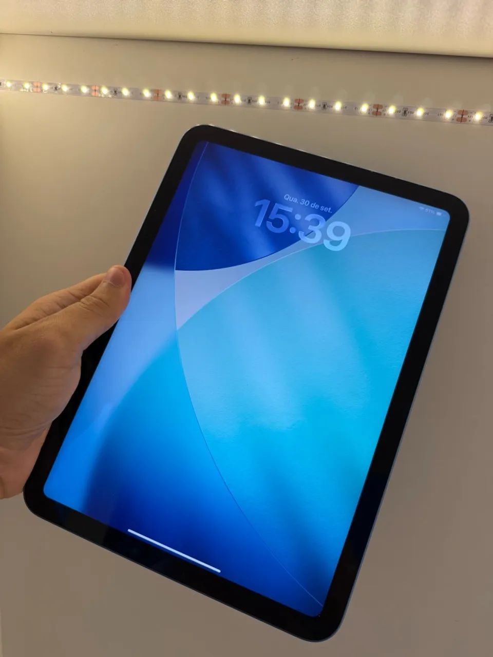 IPAD 11 (A16) AZUL 128GB - ACEITO OLX PAY - Foto 2