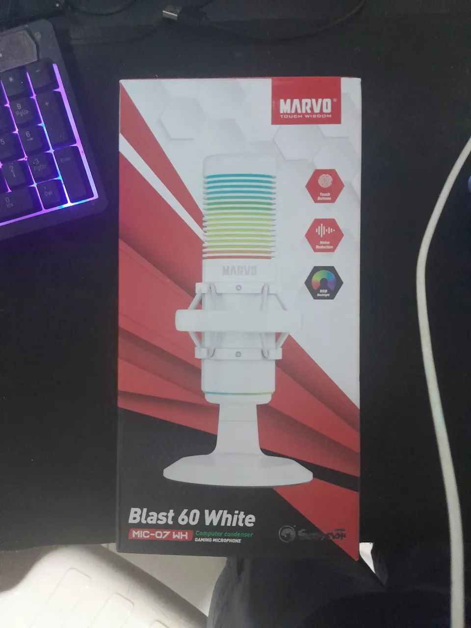 Microfone gamer Blast 60 white65723510068355122