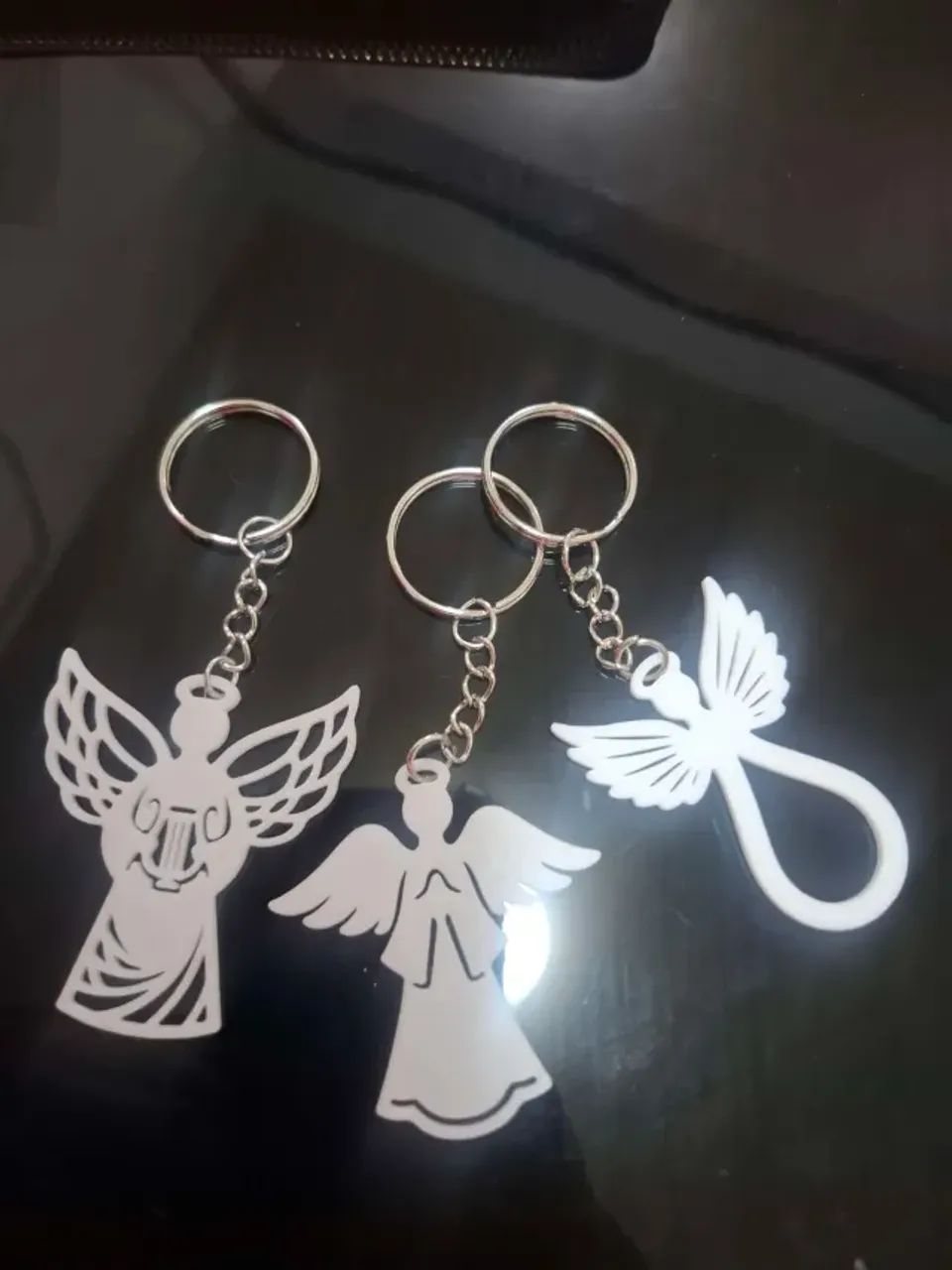 Chaveiro Anjo Pack com 3 unid.