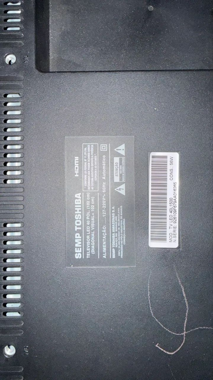 Tv Toshiba Led 40 Polegadas - Foto 2
