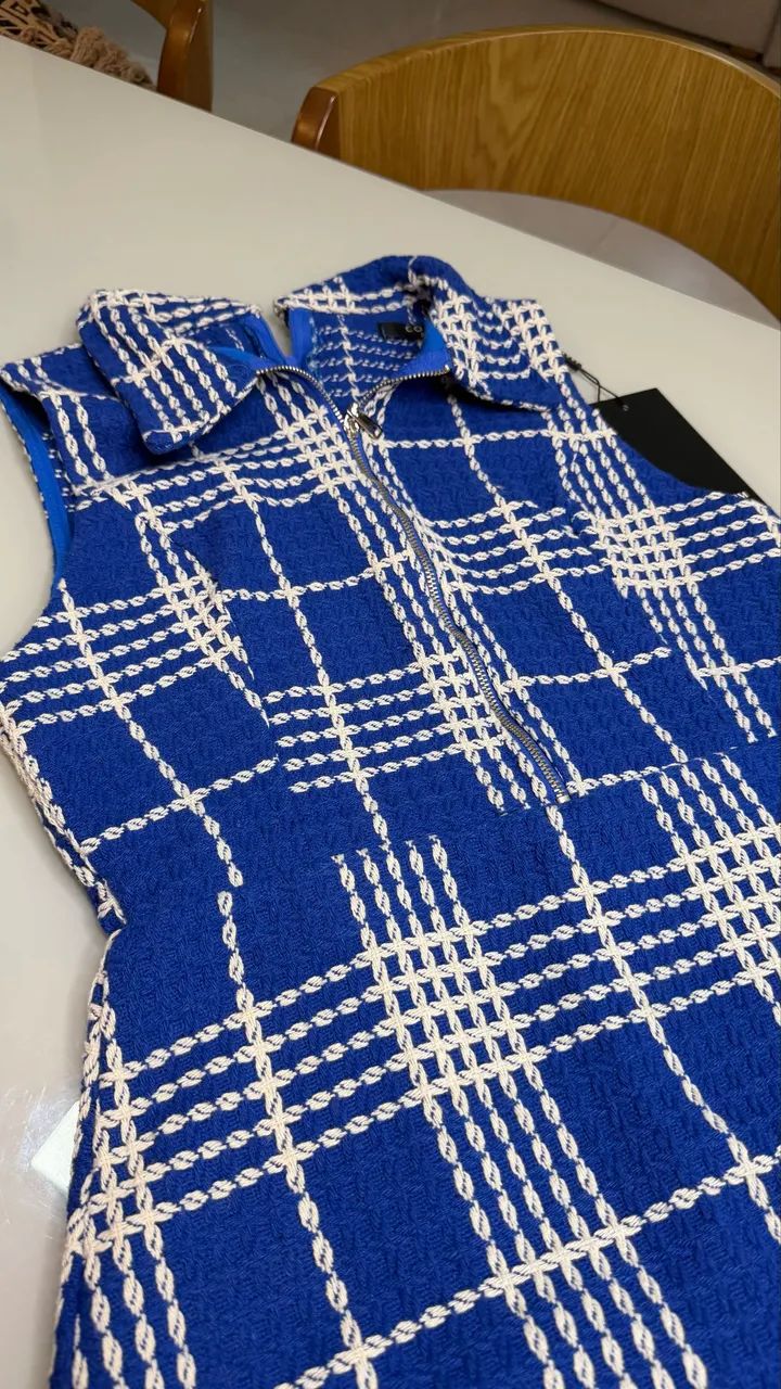 Vestido Azul Colcci Novo