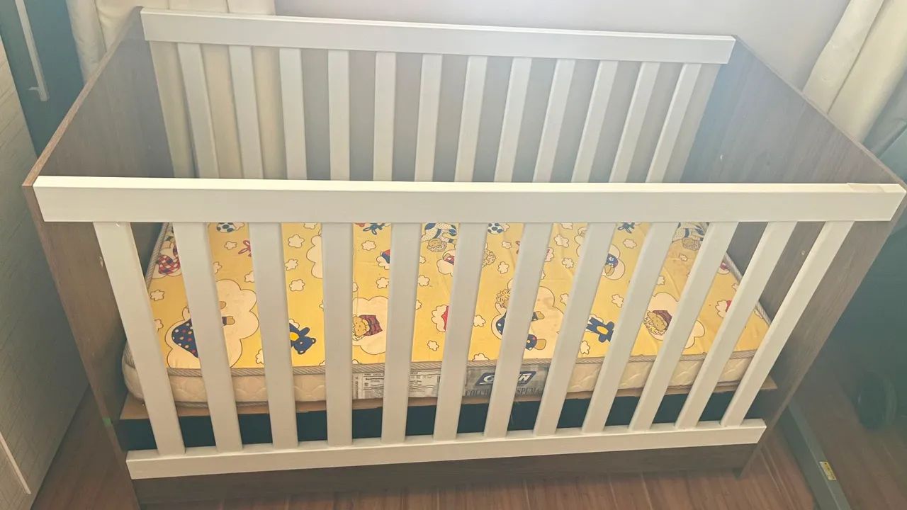 Berço mini cama c/ colchão