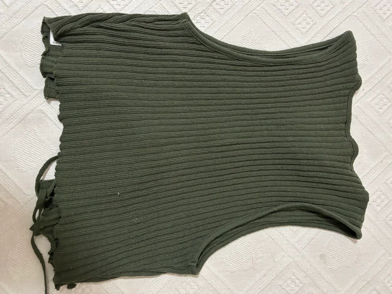 cropped zara verde feminino - Foto 3