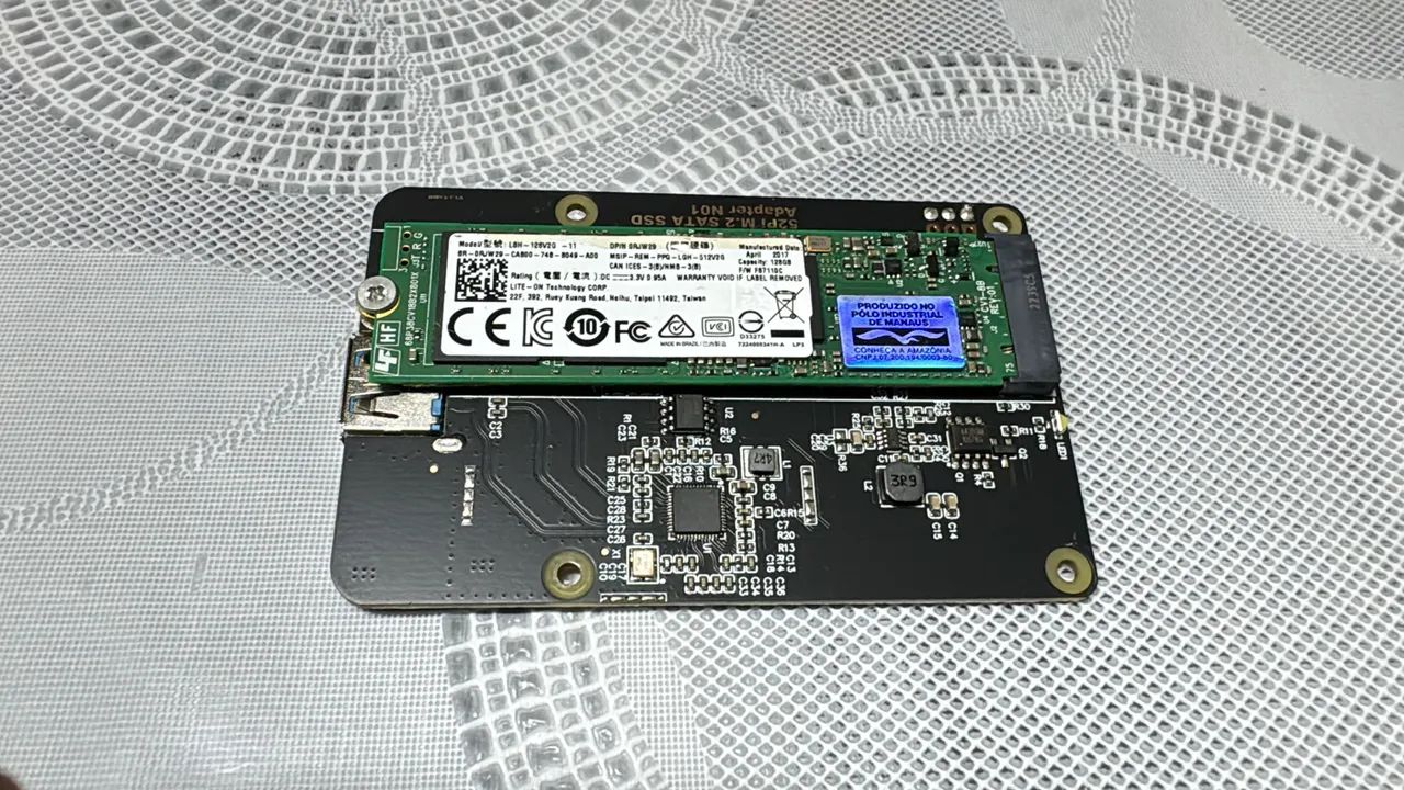 Kit Mini Servidor NAS Raspberry Pi 4 4GB + Case Alumínio 52Pi - Foto 2