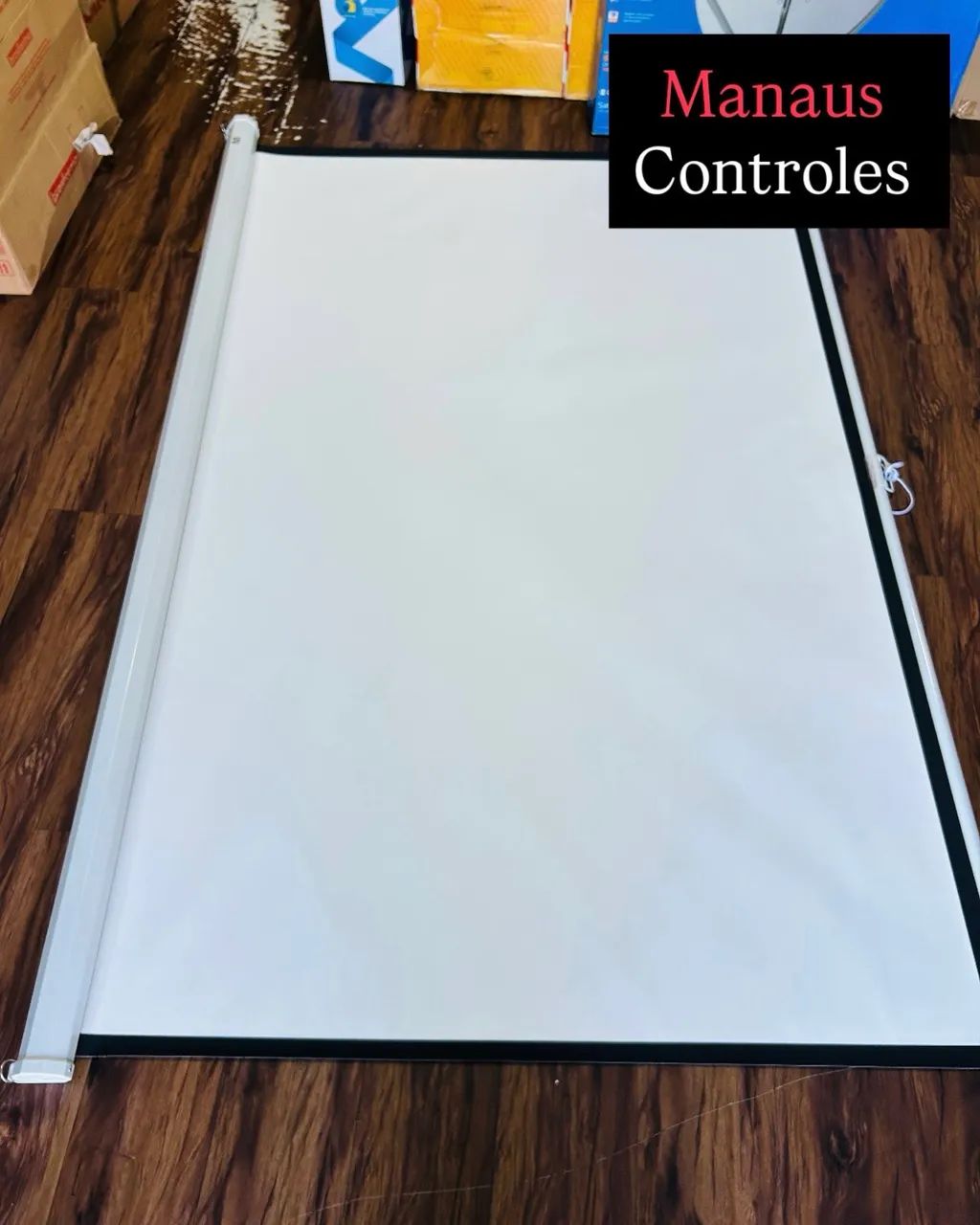 Tela de Projeção 100 Polegadas - Formato 4:3 Manual 