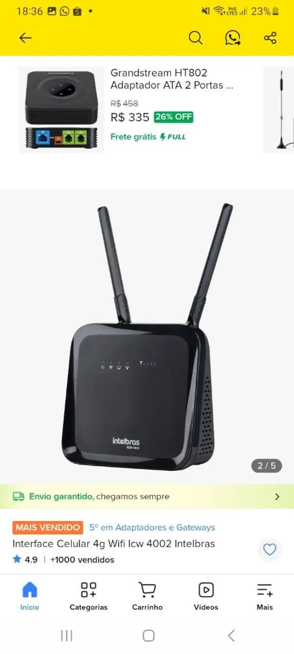 Aparelho de chip que virá wifi - Foto 4