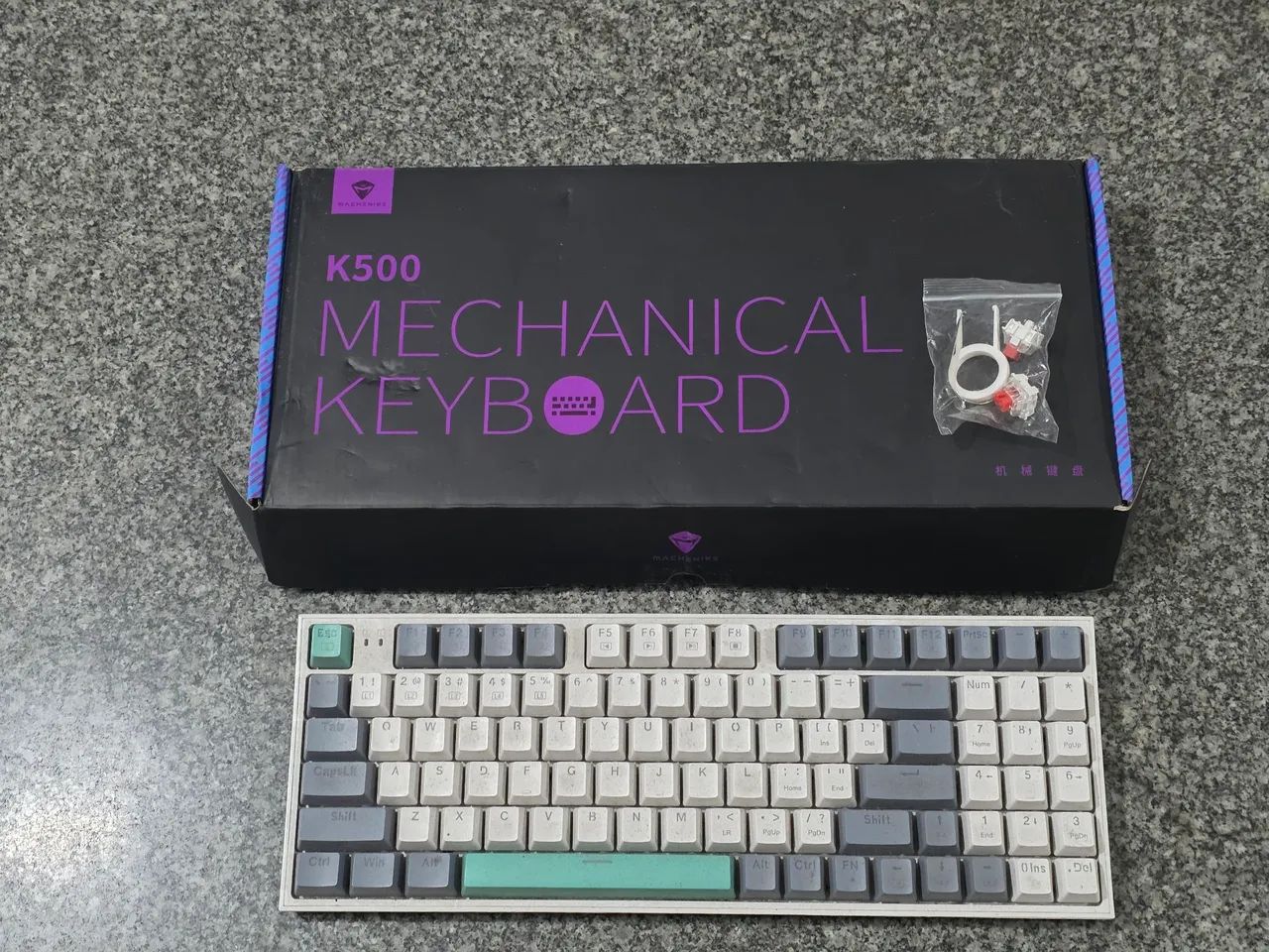 Teclado mecânico Machenike K500