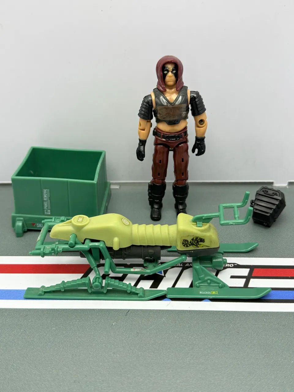 Gi Joe Cobra Dreadnok Zartan com veículo Swamp Skier - Hobbies e