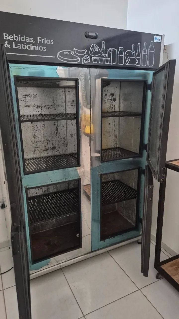 Refrigerador 4 portas - inox - Iglu - Foto 3