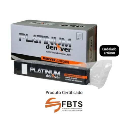 10 pacotes de Eletrodos Denver Platinum 7018 H4R 4,00mm total   20 kg 