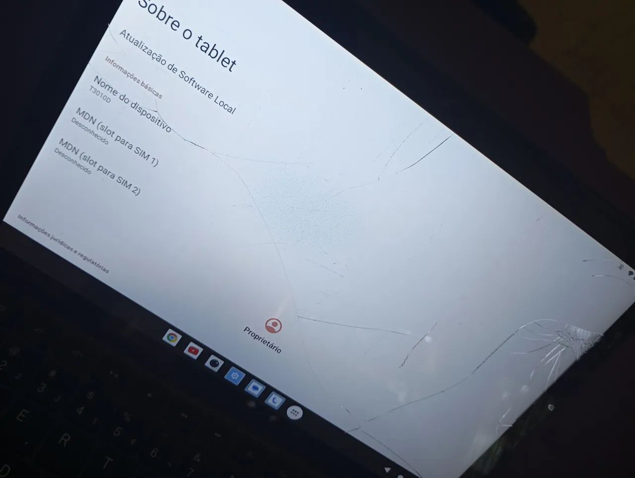 Tablet Positivo Tab 10 Tela trincada  - Foto 4