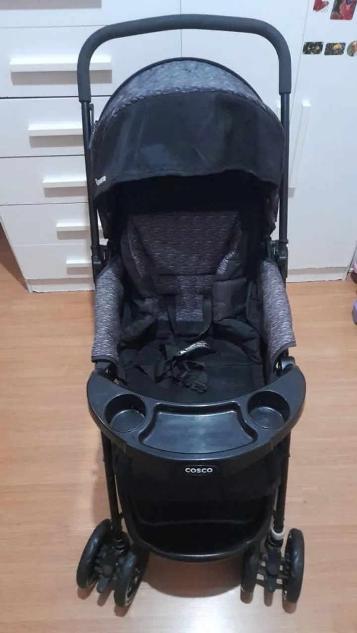 Carrinho e bebê conforto cosco - Foto 4
