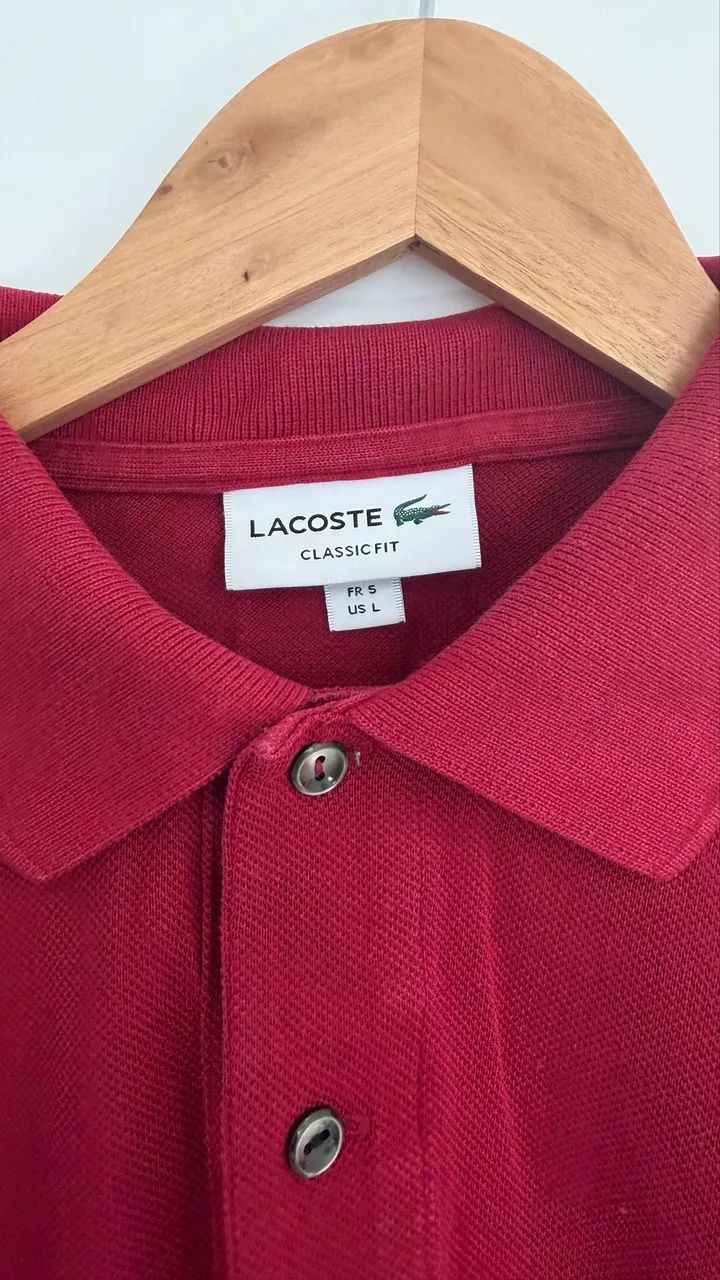 Polo Lacoste L12.12 Bordo, G - Foto 5