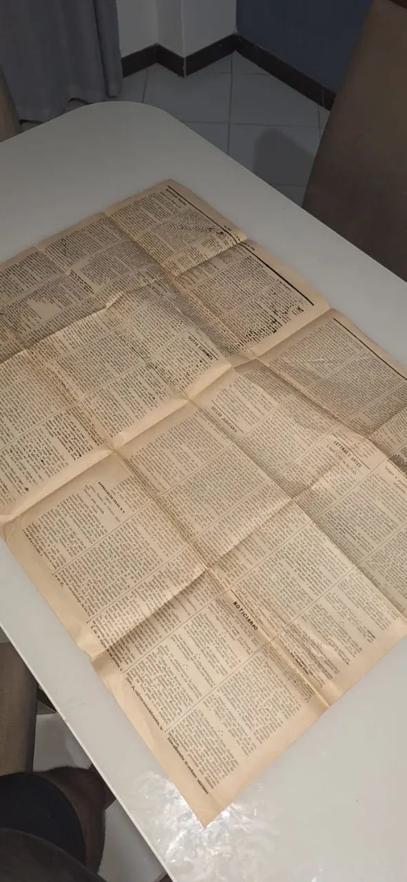 Jornal antigo 1875 - Foto 5