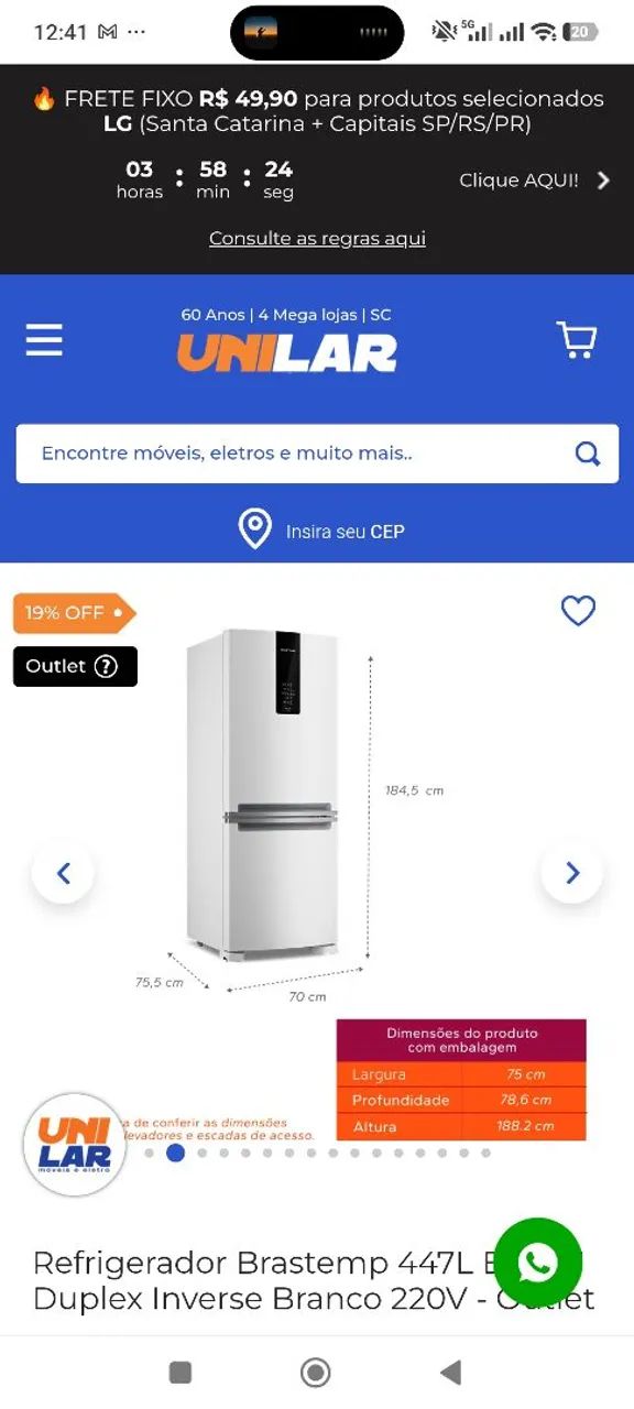 Geladeira Brastemp Inverse - Foto 4