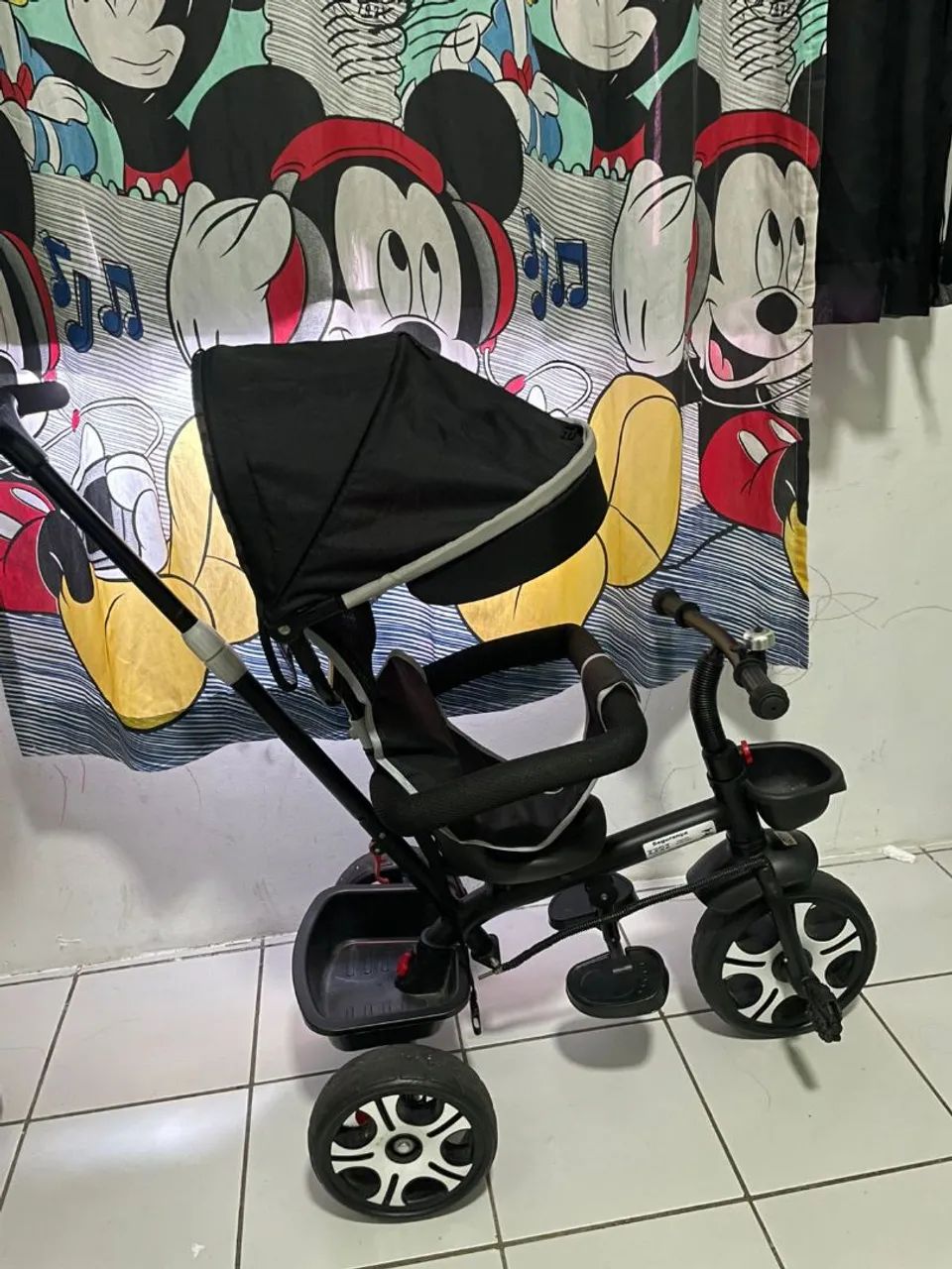 Carrinho de Passeio e Triciclo 2 em 1 - Foto 2