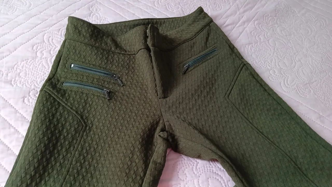 Calça feminina verde escuro  - Foto 2