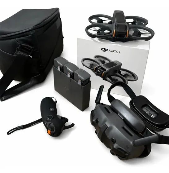 Avata 2 Combo Fly More 3 Baterias Google 3 + Bolsa Original DJI