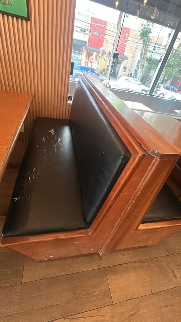 MESAS, CADEIRAS E BOOTHS USADOS PARA RESTAURANTE - Foto 2