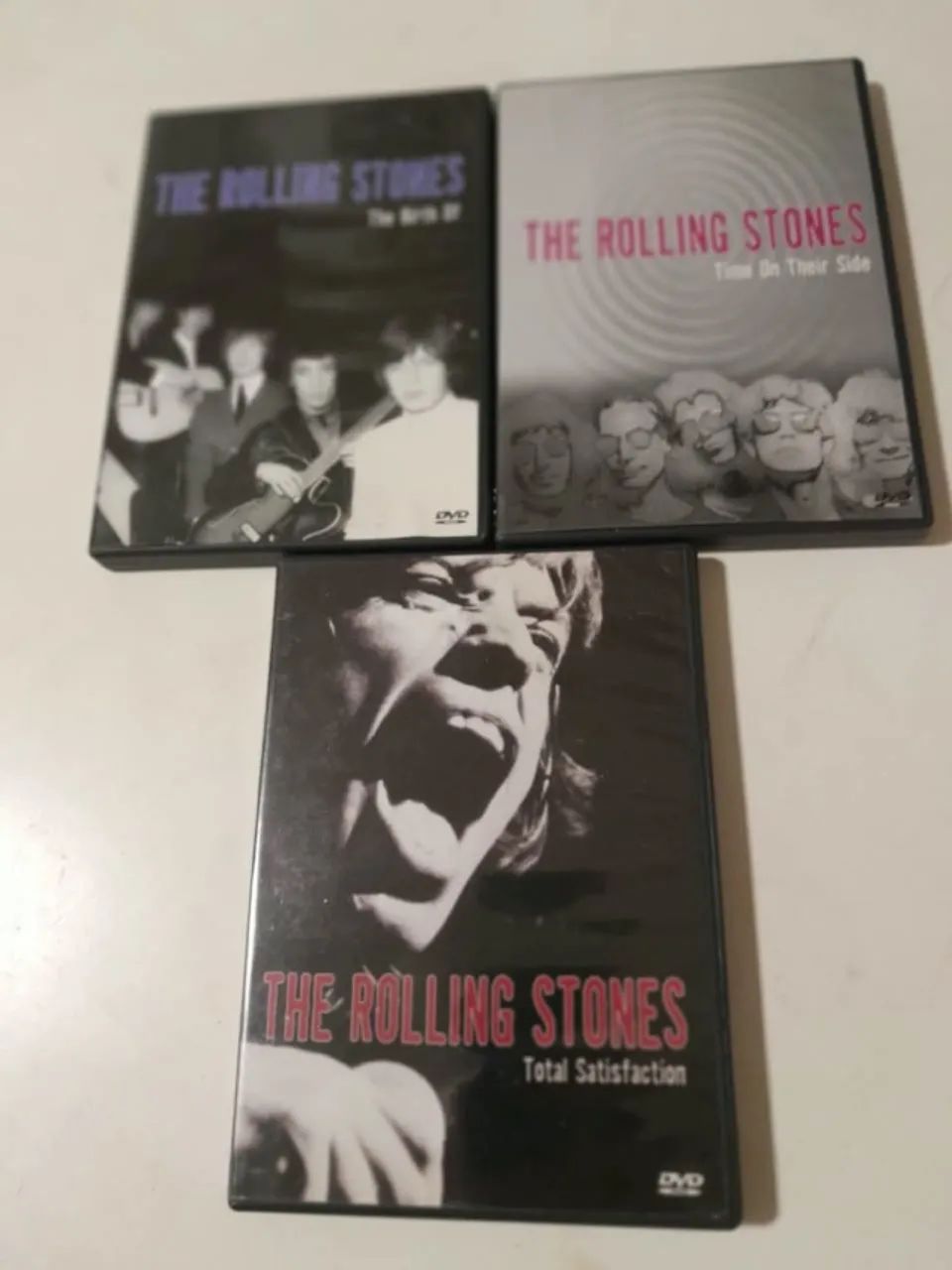 Set de DVDs Rolling Stone History - 3 DVDs 1962 a 2003