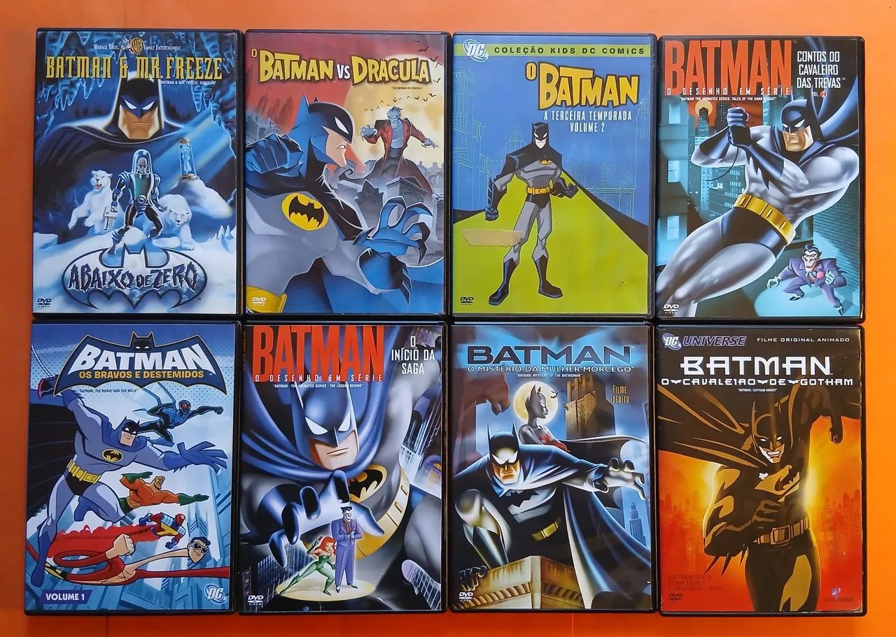Dvd Batman - Animação - 8 Títulos 