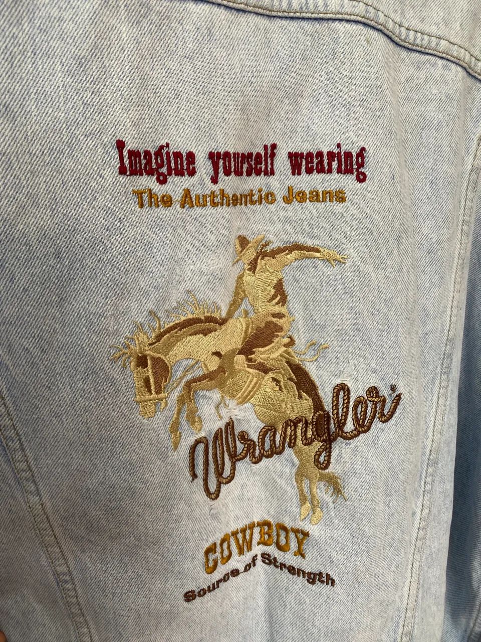 Jaqueta jeans wrangler vintage  - Foto 3