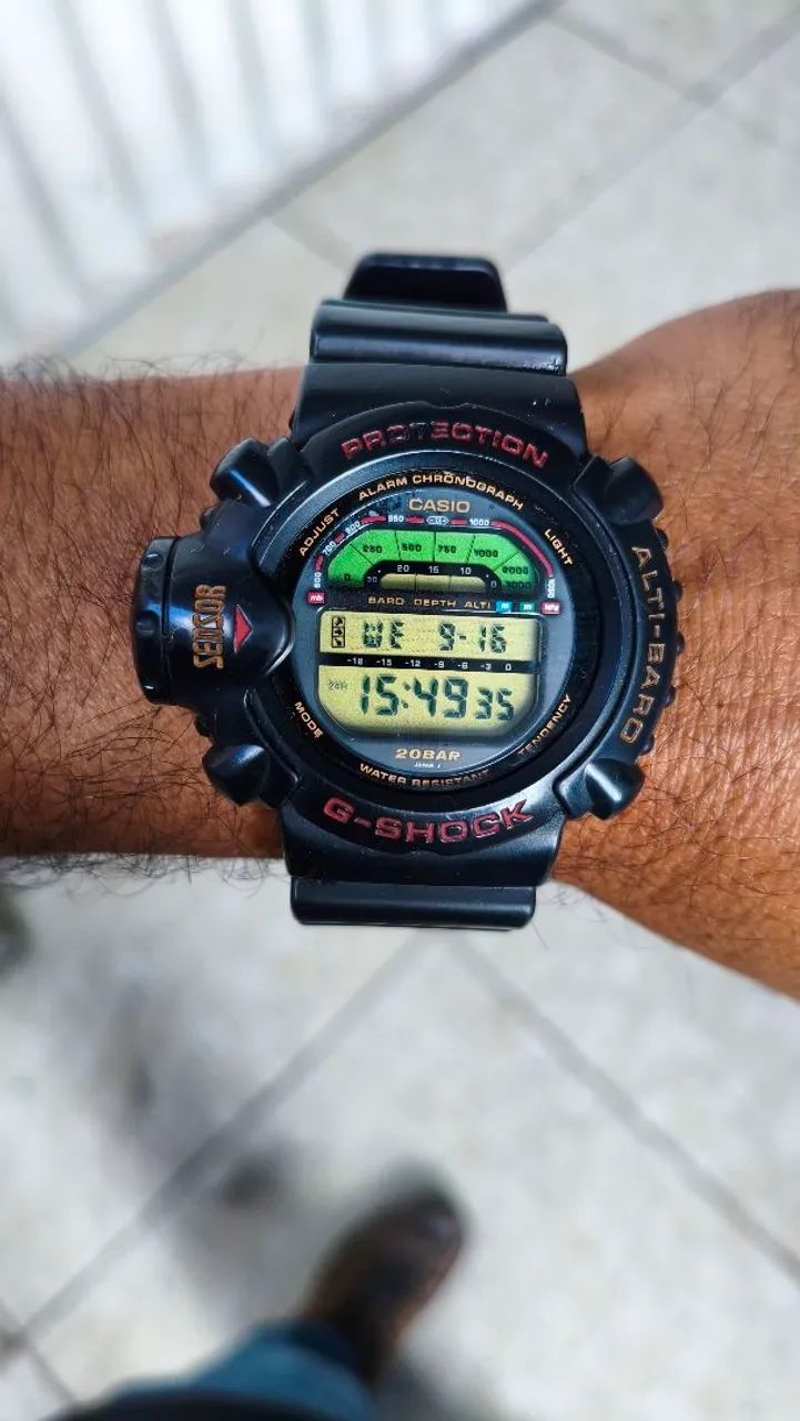 Casio g shock dw6500 sensor on