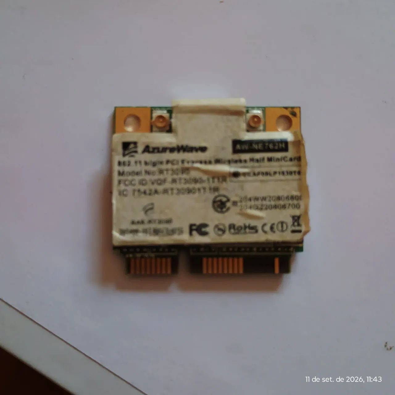 Placa de Rede Sem Fio Azurewave 