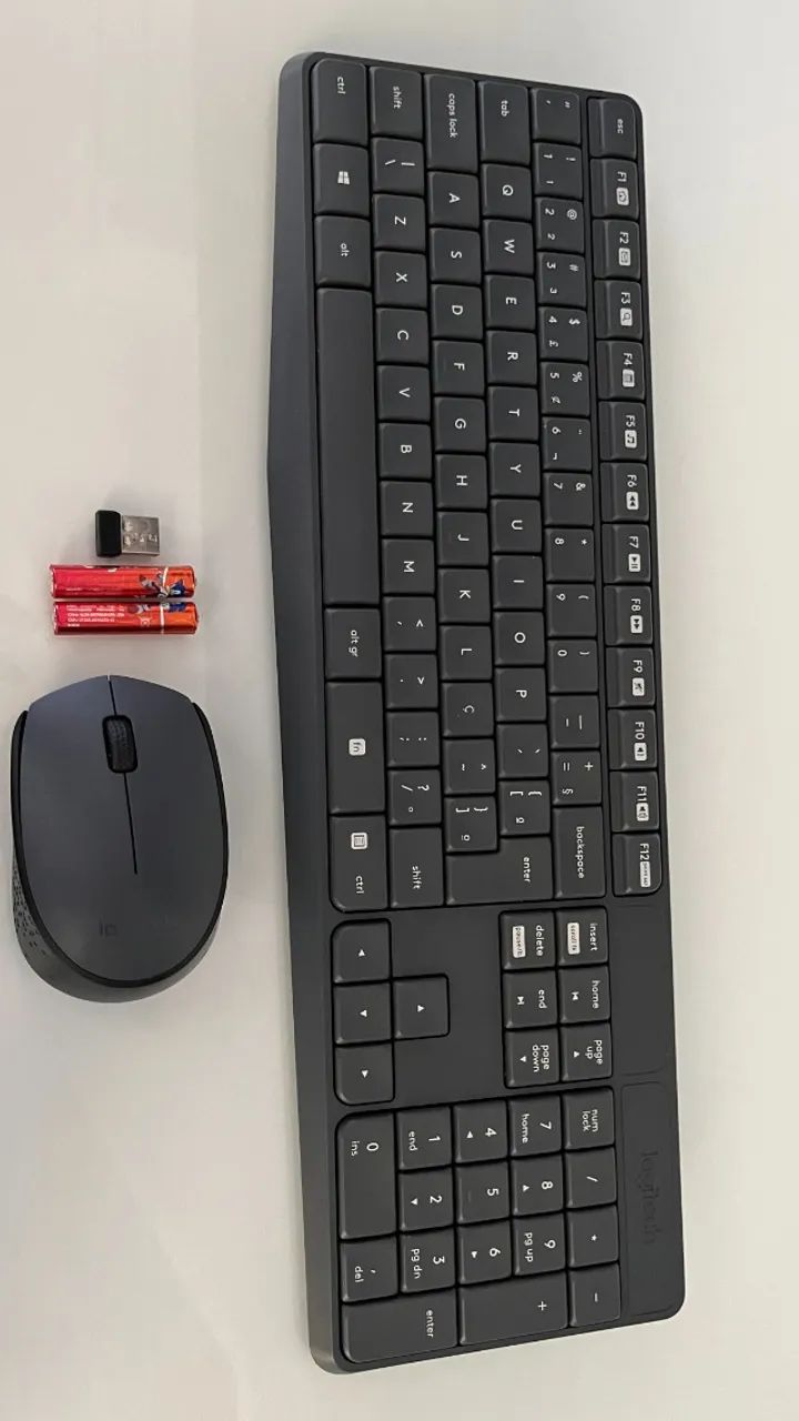 Kit Logitech MK235 (Teclado + Mouse) - Para Peças ou Conserto