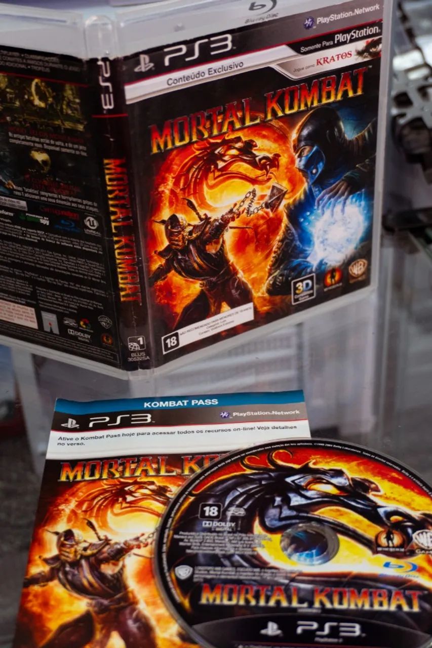 Mortal Kombat 9 PS3 - Mídia Física Original - Jogos de Vídeo Game