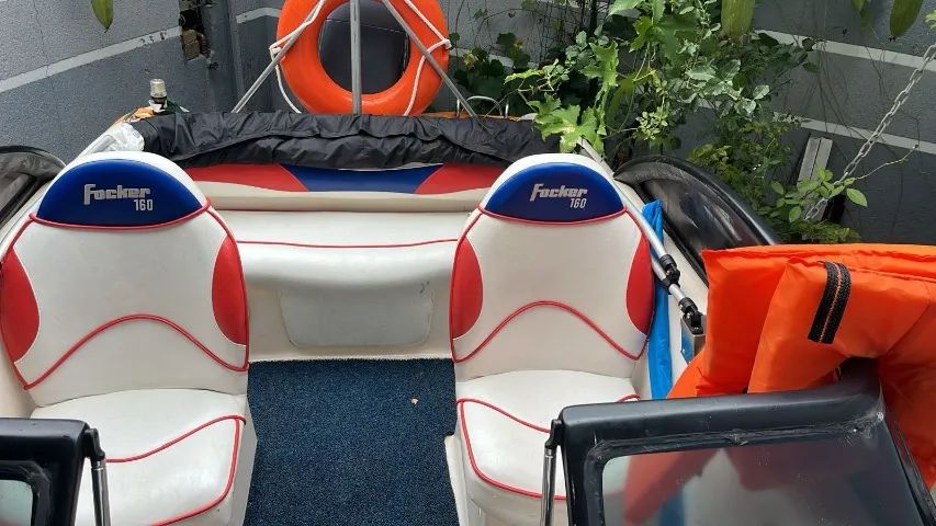 Lancha Focker 16 pés, ano  2005,  motor Yamaha 90  HP - Foto 10