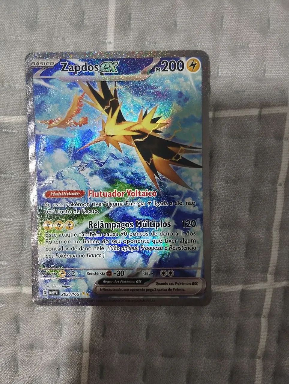 Zapdos Ex Full ART Original Pokémon - Hobbies e coleções - Feitosa