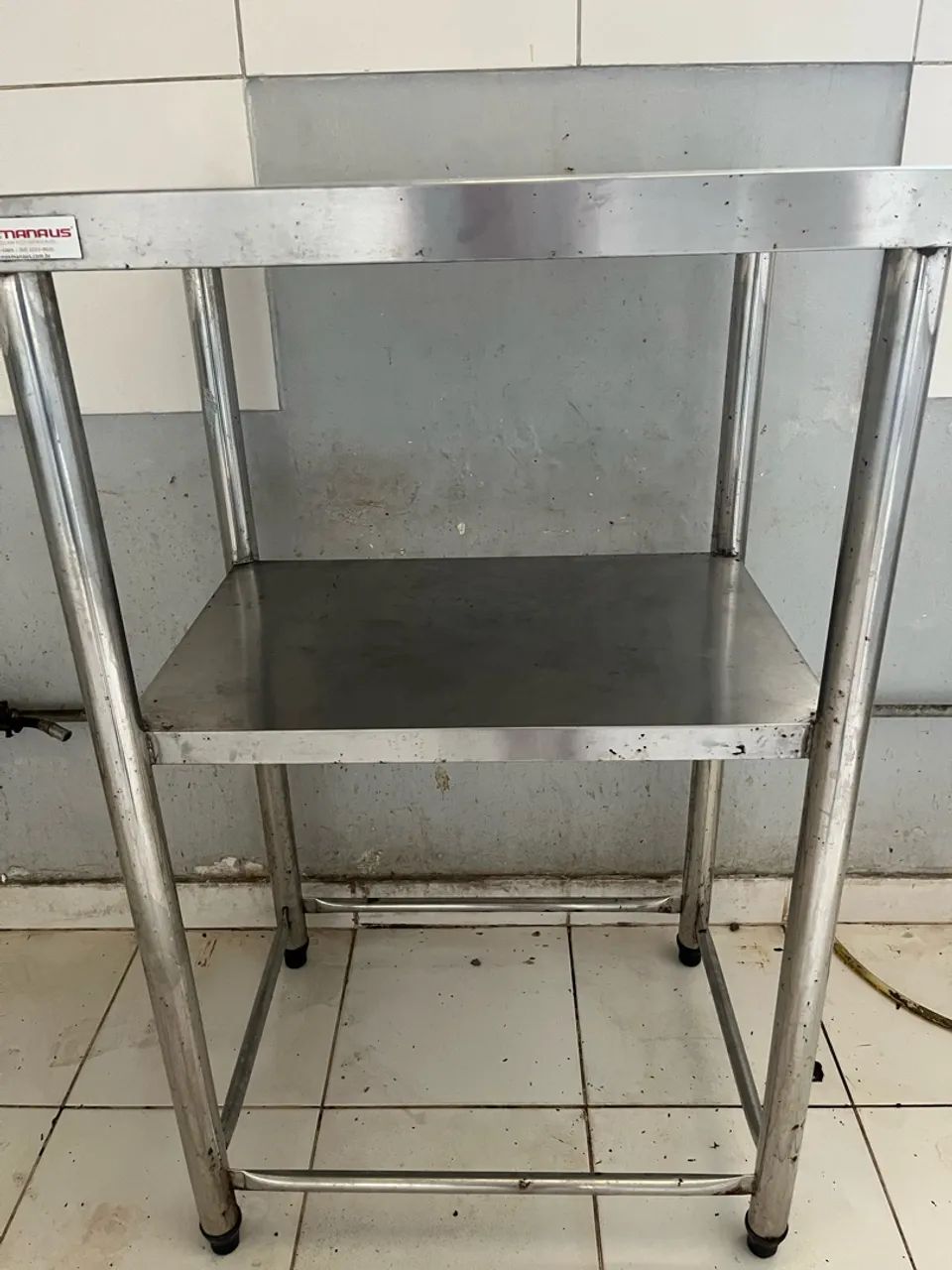 BANCADA INOX 2 camadas 