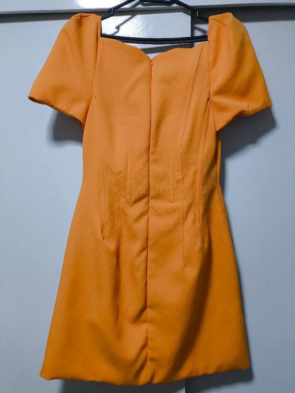 Vestido midi Lança Perfume laranja  - Foto 2