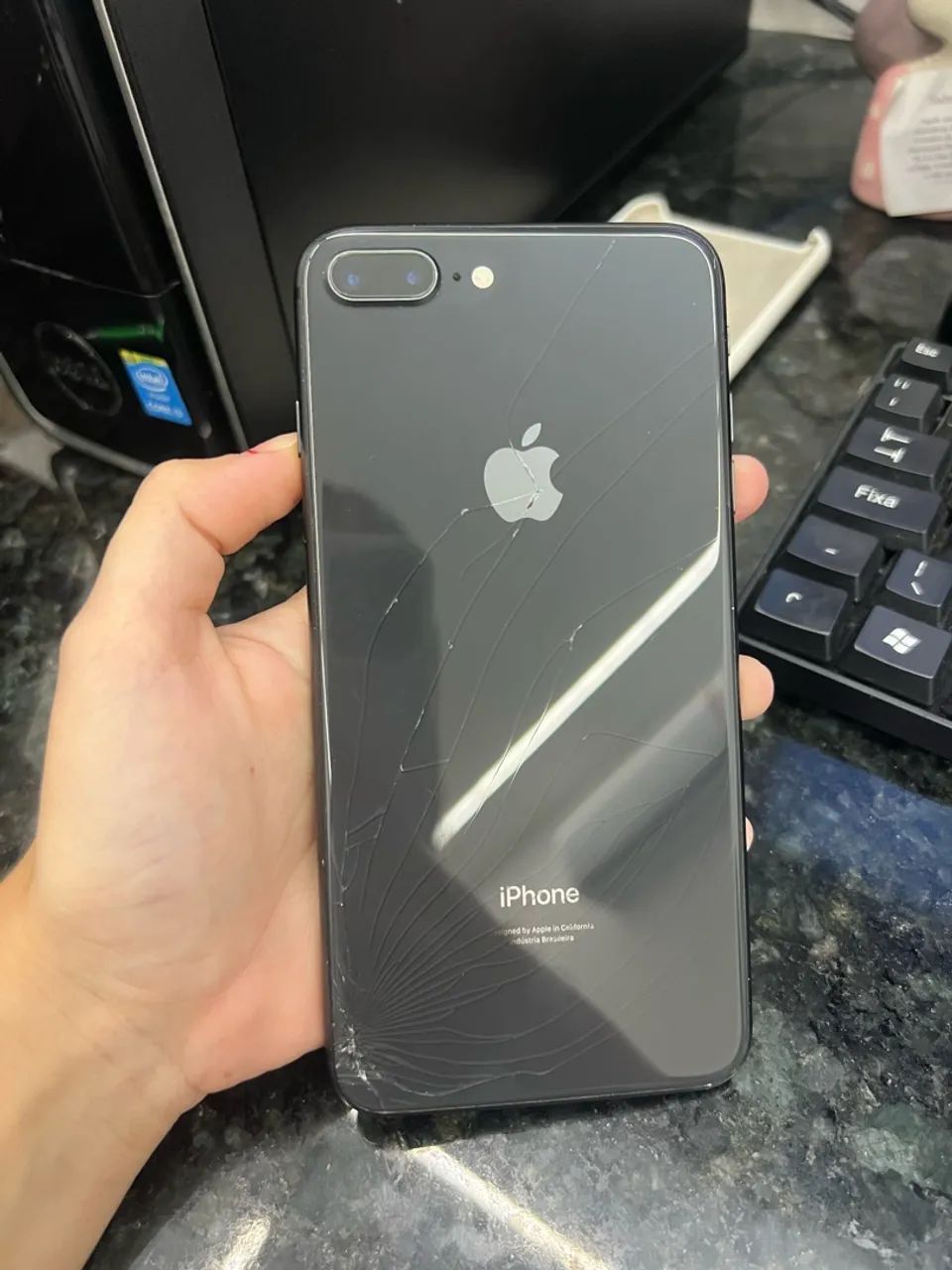 Iphone 8 Plus Preto - Foto 3