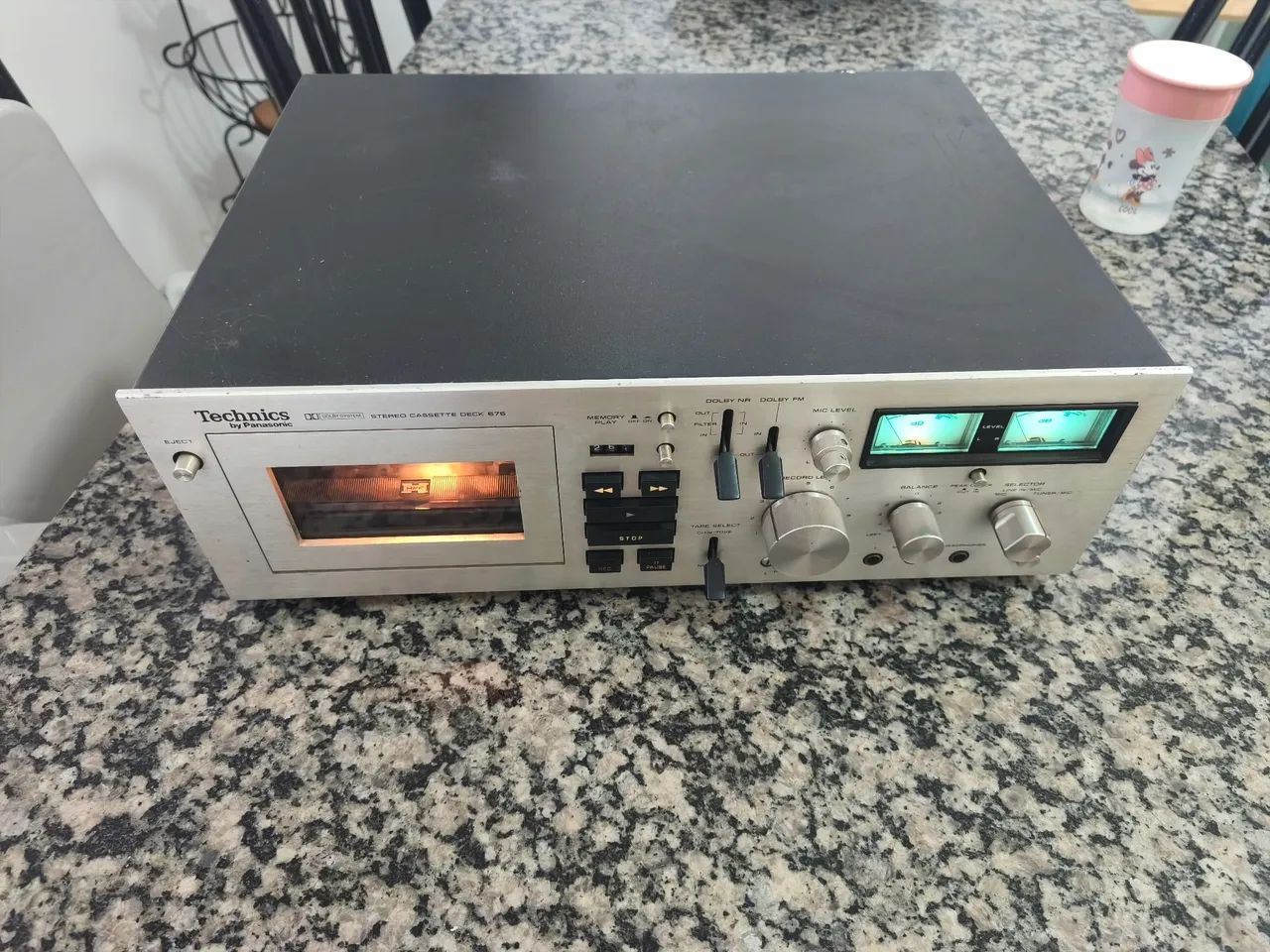Tape deck Technics Panasonic 676-US cabeça de ferrite - Foto 3
