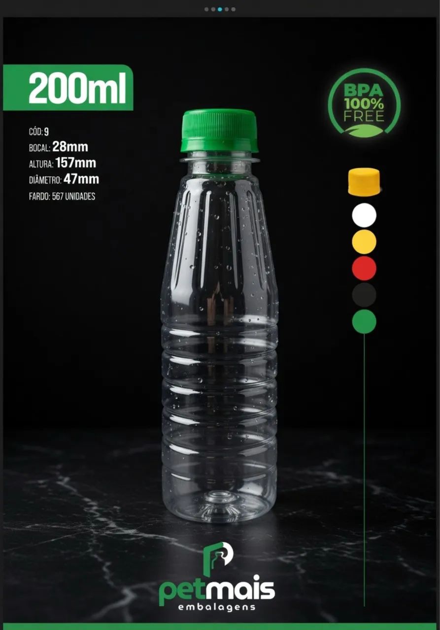 Garrafa pet 300 ml embalagem - Foto 4